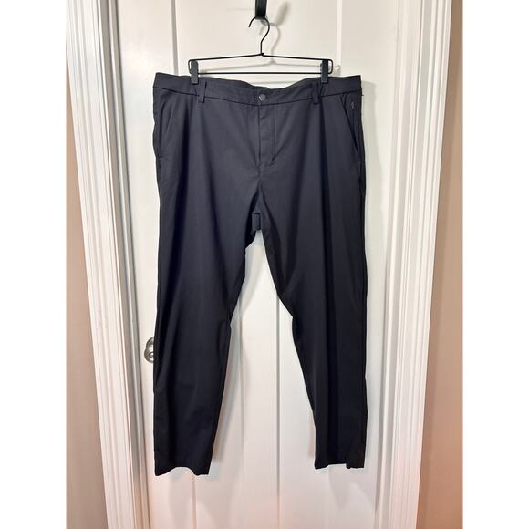 Lululemon Men's ABC Classic Fit Trouser 37L Warpstreme Pants Black Size 40 - Picture 2 of 13